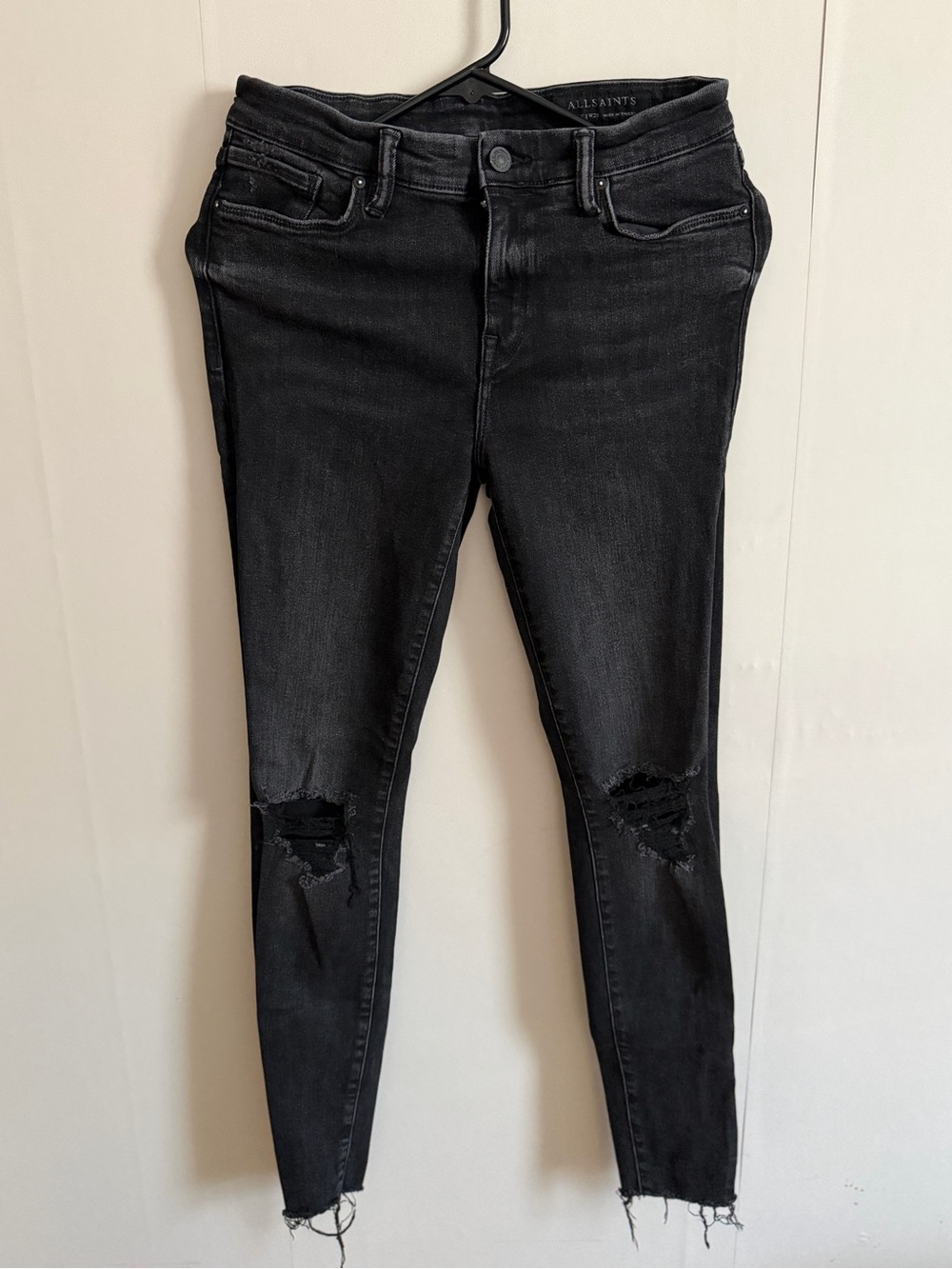AllSaints London Black Skinny Jeans